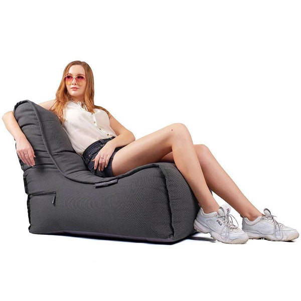 Evolution Sofa Black Rock (Sunbrella) Utendørs saccosekk