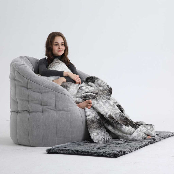 [OUTLET] Butterfly Sofa Keystone Gray Innedørs saccosekk
