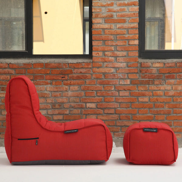Evolution Sofa Crimson Vibe (Sunbrella) Utendørs saccosekk