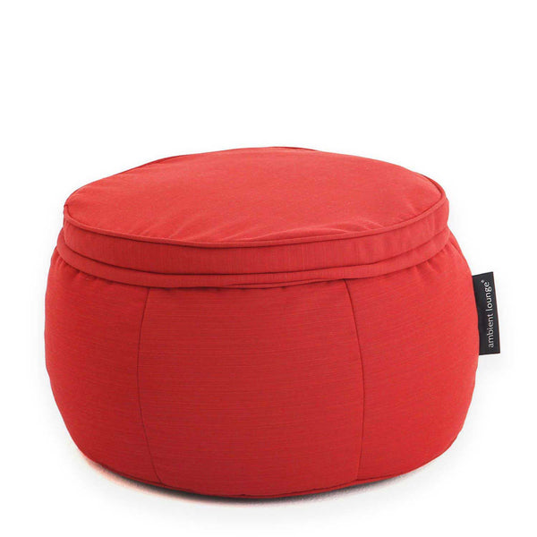 Wing Ottoman Crimson Vibe (Sunbrella)