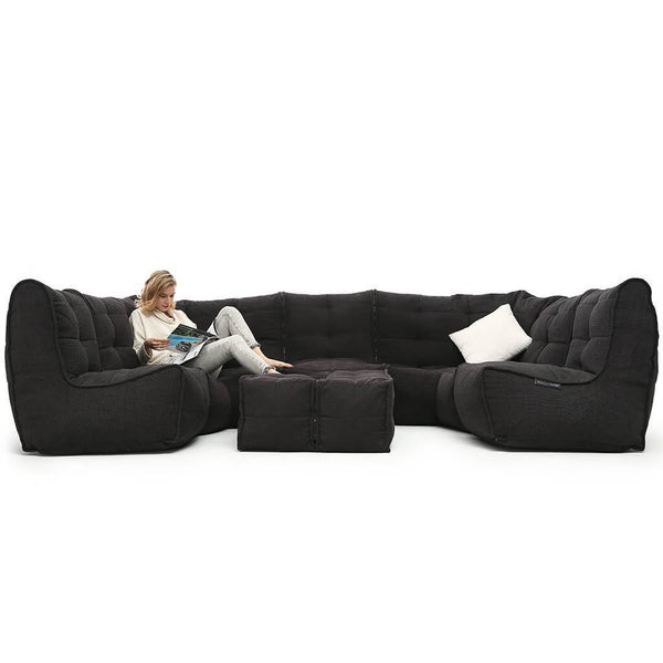 Mod 6 Lounge Max Modulsofa Black Sapphire Innedørs modulsofa