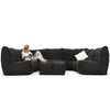 Mod 6 Lounge Max Modulsofa Black Sapphire Innedørs modulsofa