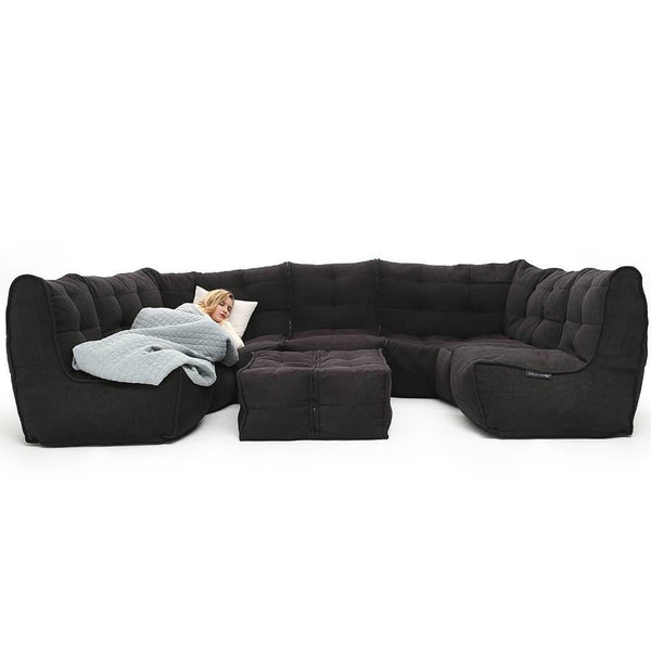 Mod 6 Lounge Max Modulsofa Black Sapphire Innedørs modulsofa