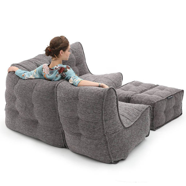 Mod 4 Corner Deluxe Modulsofa Luscious Gray Innedørs modulsofa