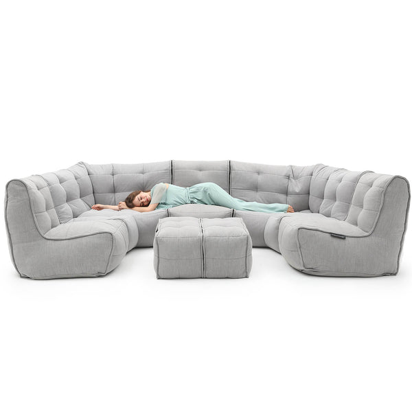 Mod 6 Lounge Max Modulsofa Keystone Gray Innedørs modulsofa