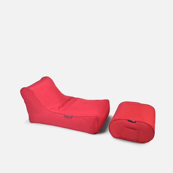 Ottoman Toro Red Utendørs saccosekk