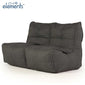 Twin Couch Modulsofa Titanium Weave