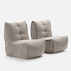 Twin Couch Modulsofa Eco Weave Innedørs saccosekk