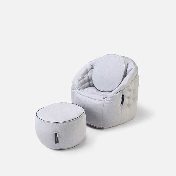 Wing Ottoman Maldives Grey Utendørs saccosekk