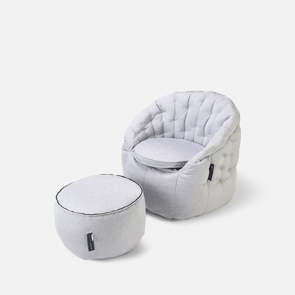 Wing Ottoman Maldives Grey Utendørs saccosekk