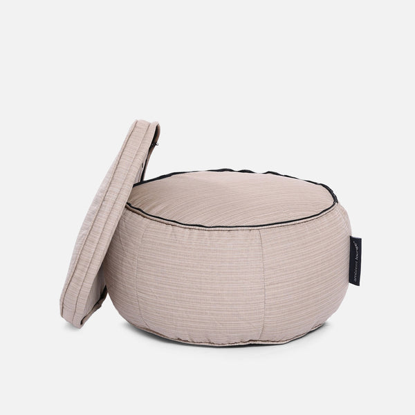 Wing Ottoman Mudhoney Dune (Sunbrella) Utendørs saccosekk