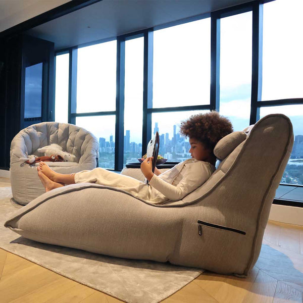 Avatar Lounger Keystone Gray Innedørs saccosekk