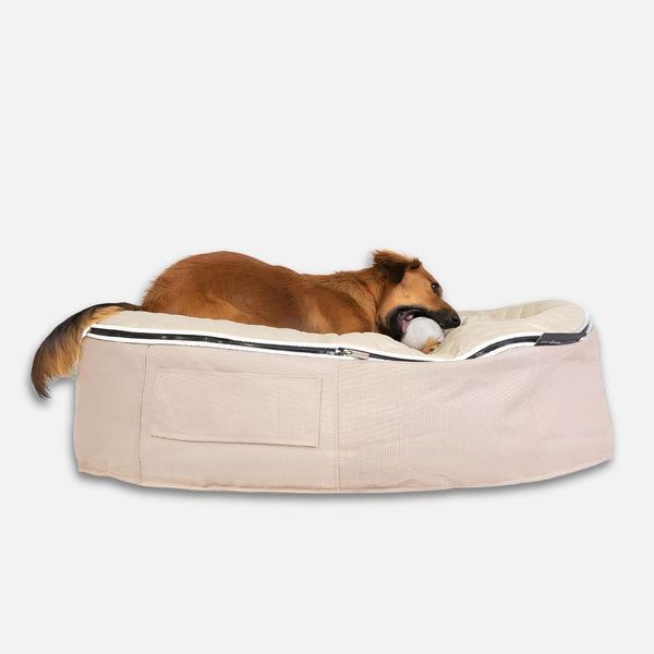 Hundeseng Sandstorm Thermo Quilt Beige M Hundeseng M