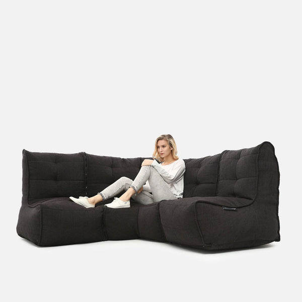 Mod 3 Cozy Corner Modulsofa Black Sapphire Innedørs modulsofa