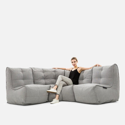 Mod 3 Cozy Corner Modulsoffa Keystone Gray 