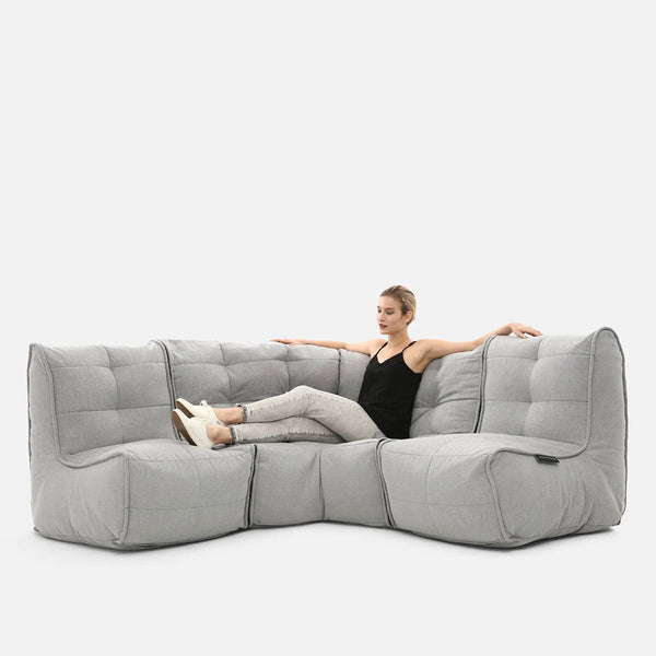 Mod 3 Cozy Corner Modulsofa Keystone Gray Innedørs modulsofa