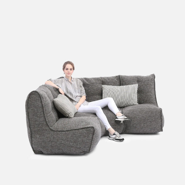 Mod 3 Cozy Corner Modulsoffa Luscious Gray Inomhus modulsoffa