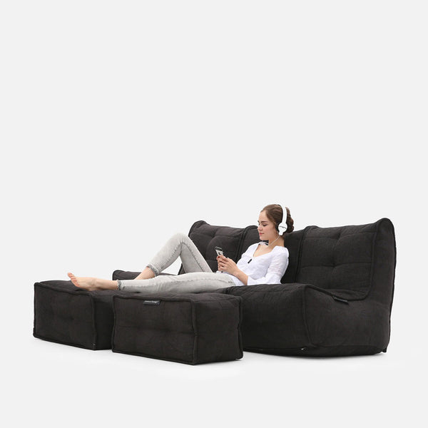 Mod 3 Movie Couch Modulsoffa Black Sapphire Inomhus modulsoffa