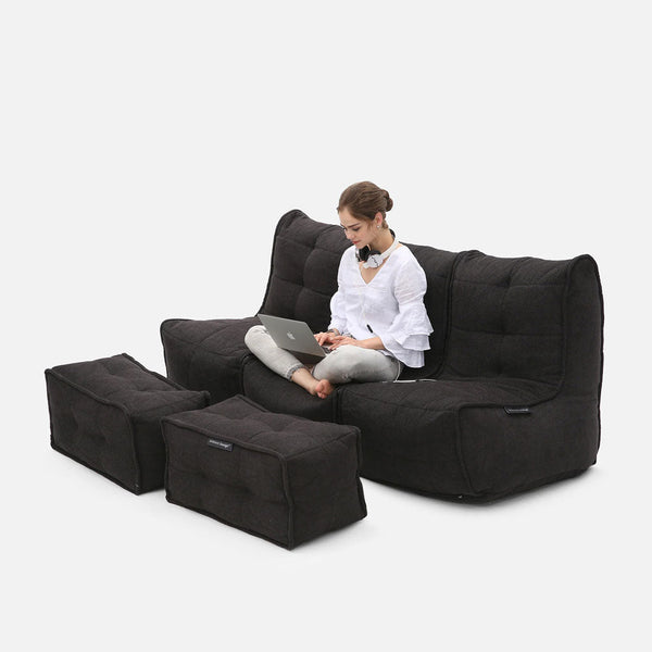 Mod 3 Movie Couch Modulsoffa Black Sapphire Inomhus modulsoffa