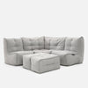 Mod 4 Corner Deluxe Modulsofa Keystone Gray Innedørs modulsofa