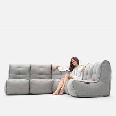 Mod 4 L Soffa Modulsoffa Keystone Gray 