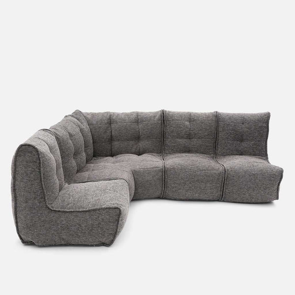 Mod 4 L Sofa Modulsofa Luscious Gray Innedørs modulsofa