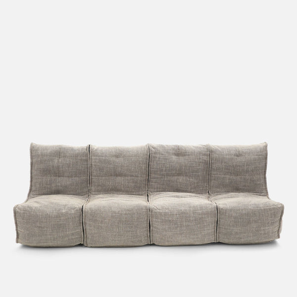 Mod 4 Quad Couch Modulsoffa Eco Weave Inomhus modulsoffa