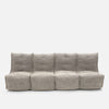 Mod 4 Quad Couch Modulsoffa Eco Weave Inomhus modulsoffa
