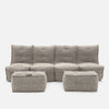 Mod 4 Quad Couch Modulsoffa Eco Weave Inomhus modulsoffa
