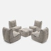 Mod 4 Quad Couch Modulsoffa Eco Weave Inomhus modulsoffa
