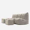 Mod 4 Quad Couch Modulsoffa Eco Weave Inomhus modulsoffa