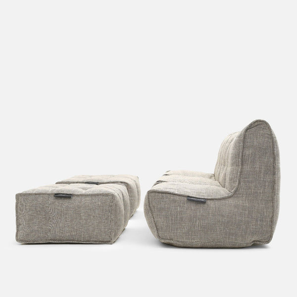 Mod 4 Quad Couch Modulsoffa Eco Weave Inomhus modulsoffa