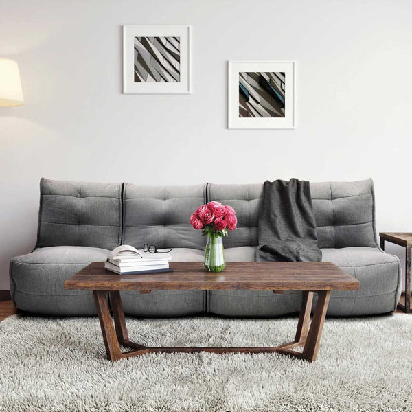 Mod 4 Quad Couch Modulsofa Keystone Gray Innedørs modulsofa