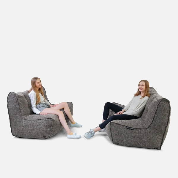 Mod 4 Quad Couch Modulsoffa Luscious Gray Inomhus modulsoffa