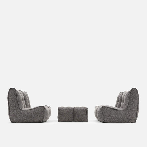 Mod 4 Quad Couch Modulsoffa Luscious Gray Inomhus modulsoffa