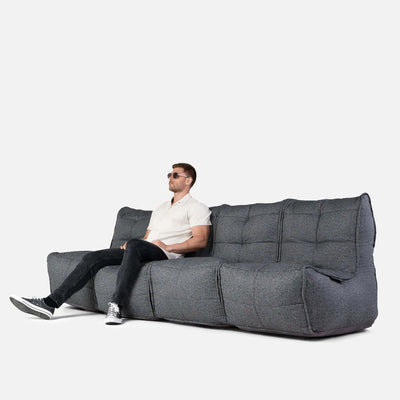 Mod 4 Quad Couch Modulsoffa Titanium Weave 