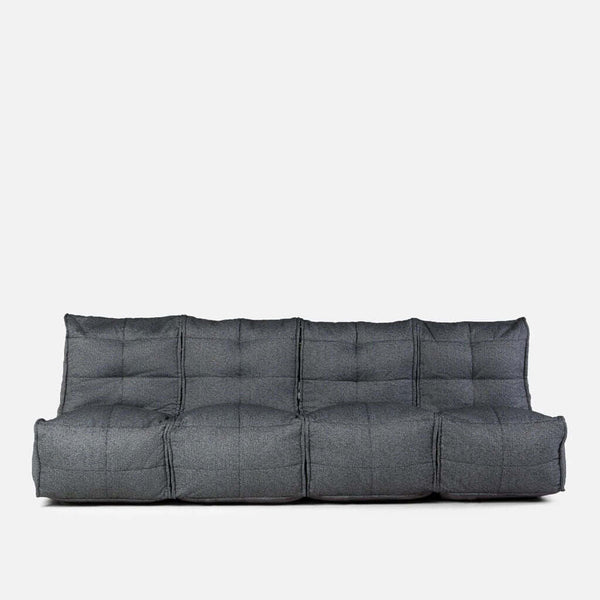 Mod 4 Quad Couch Modulsoffa Titanium Weave utomhus modulsoffa
