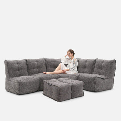 Mod 5 Living Lounge Modulsoffa Luscious Grå 