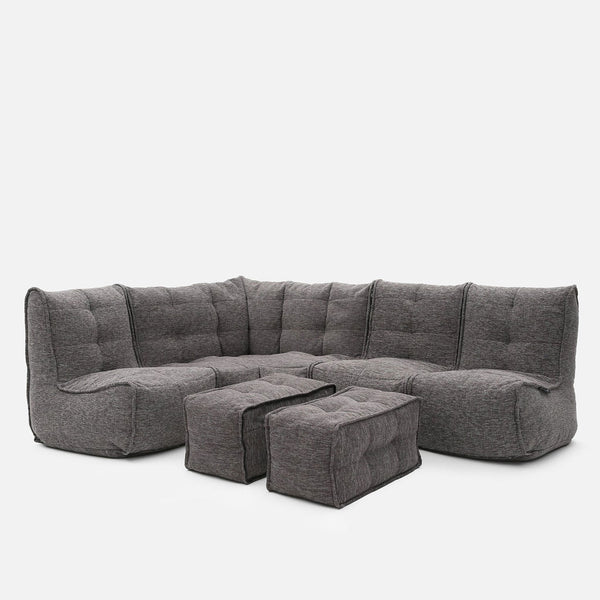 Mod 5 Living Lounge Modulsofa Luscious Gray Innedørs modulsofa
