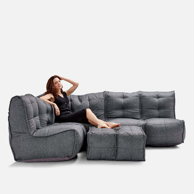 Mod 5 Living Lounge Modulsoffa Titanium Weave 