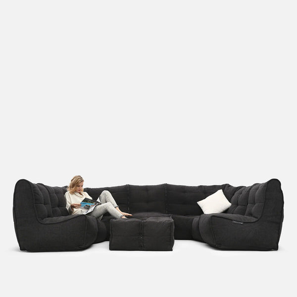 Mod 6 Lounge Max Modulsoffa Black Sapphire Inomhus modulsoffa