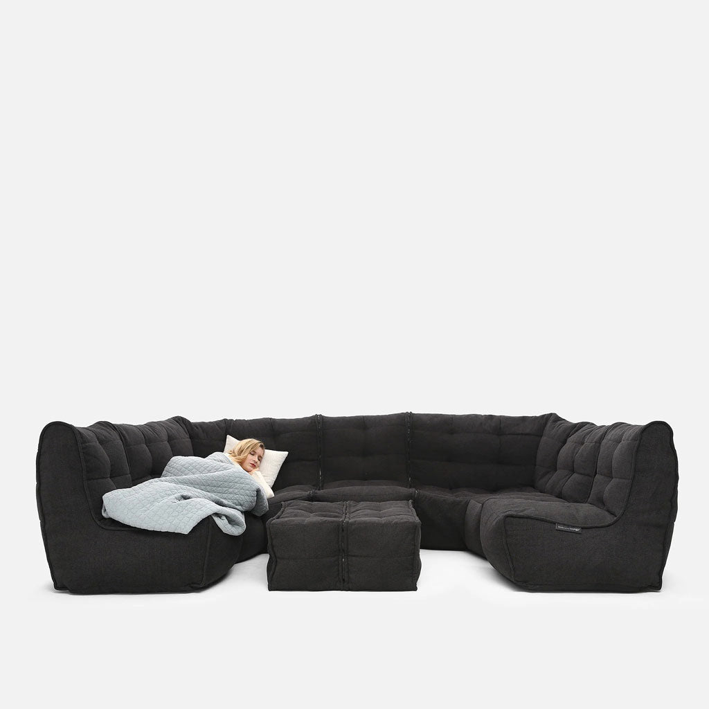 Mod 6 Lounge Max Modulsofa Black Sapphire Innedørs modulsofa
