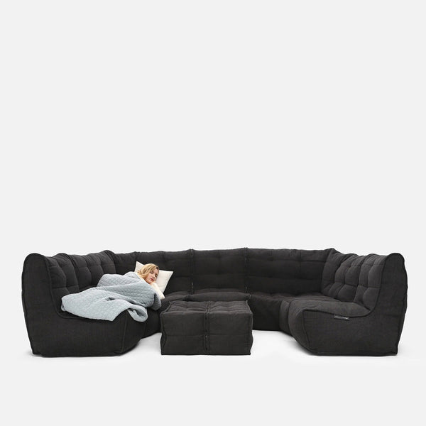 Mod 6 Lounge Max Modulsoffa Black Sapphire Inomhus modulsoffa