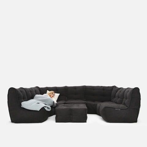 Mod 6 Lounge Max Modulsoffa Black Sapphire 
