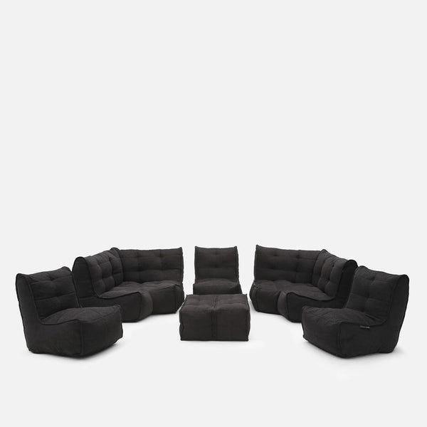 Mod 6 Lounge Max Modulsoffa Black Sapphire Inomhus modulsoffa