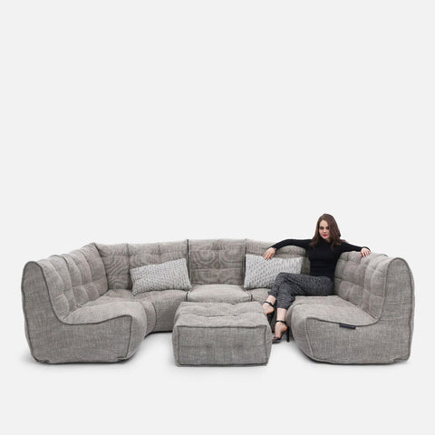 Mod 6 Lounge Max Modulsoffa Eco Weave 