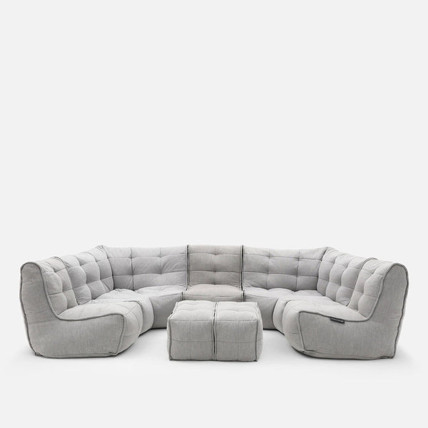 Mod 6 Lounge Max Modulsoffa Keystone Gray Inomhus modulsoffa