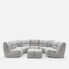 Mod 6 Lounge Max Modulsoffa Keystone Gray Inomhus modulsoffa