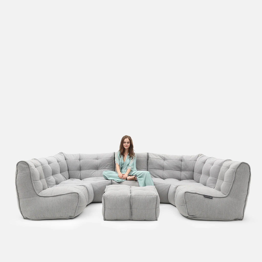 Mod 6 Lounge Max Modulsofa Keystone Gray Innedørs modulsofa