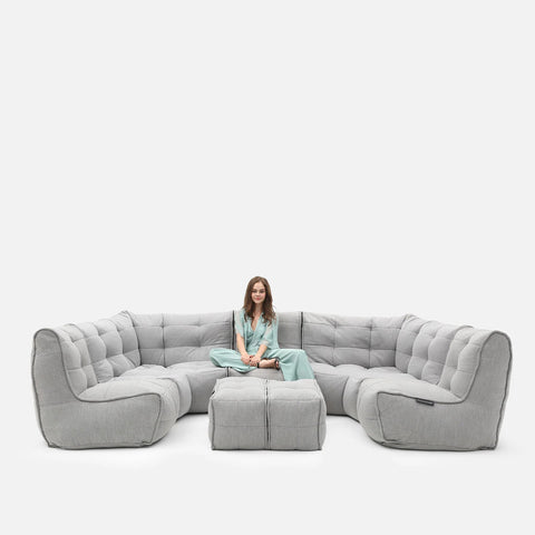 Mod 6 Lounge Max Modulsoffa Keystone Gray 